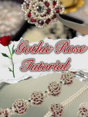 The Gothic rose bracelet tutorial you were waiting for is here! 🛎️ You can find the same materials kit in BeadSpotDIY too🥰 #beadspotdiy #DIY #bracelet #diybeads #beading #diylover #fyp #jewlerymaking #seedbeads #jewlery #braceletmaking #blingy #facetedbeads #glassbeads #picassobeads #jewlerybusniess #foryoupage #tutorial #bracelettutorial #seedbeadstutotial #rosebracelet #rose 