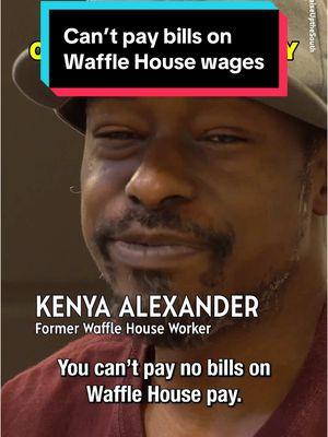 Waffle House does NOT pay us enough to pay for any of the essentials we need to live. That’s why we are demanding $25/hr. #OrganizetheSouth #UnionsforAll #UnionStrong #Unions #work #WorkerPower #CorporateGreed #WaffleHouse #WaffleHouseWorker