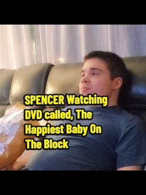 SPENCER Watching DVD called, The Happiest Baby On The Block #spencer #update #justchillin #ricecakes #crunchy #autism #autismawareness #autismparents #profoundautism #wrapping #blankets #rocking #swinging #sensoryneeds #sensory #lovehim #fyp #fypシ #fyppppppppppppppppppppppp 