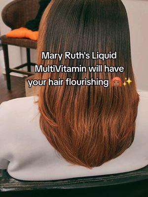 This stuff will have your hair flourishing ✨️✨️✨️ #maryruthsliquidmorningmultivitamin #longnaturalhair #hairgrowthjourney #fypシ #liquidvitamins #hairgrowthtips #naturalhair #naturalhairtiktok 