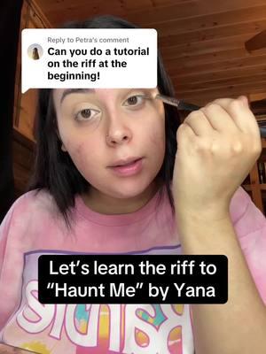 Replying to @Petra  Lets learn the Riff to Haunt Me by Yana! #vocalcoach #singingtips #howtosing #riffsandruns 