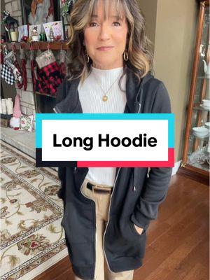 Replying to @zimeishi Love the quality and versatility of this long hoodie!🥰 So many colors available. Get one before they’re gone! @Zeagoo #fypage #hoodie #tunic #womensfashion #casual #casualstyle #fleece #pockets #hood #soft #stretchy #jacket #comfortable #womenswear #TikTokShop #holidayhaul 