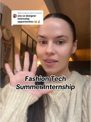 Replying to @karina rubin SO MANY internship opportunitiessss ahhhh #therealreal #fashiontiktok #fashiontech #fashiontechgirl #fashiontechnology #careerinfashion #internshipopportunity #intern #fashionintern #fashioninternship #tech #womenintech #techinternship 