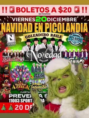 You heard the grinch ITS TIMMEDEE to go to our link in our bio and buy your tickets while theyre still at $20🚨🚨🚨 deal ends soon!🎄🎅🏻🎄  #CapCut #coleadero #jaripeo #baile #bailando #huapango #zapateado #norteñas #norteño #reels #explore #explorepage #parati #christmas #fyp #christmasdecor #banda #nfr #nfrfashion #western #rodeo #westernfashion 