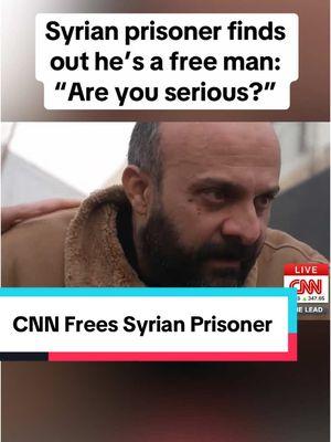 Watch the stunning moment that CNN discovers a Syrian prisoner and informs him that he’s a free man #syria #syrian #prisoner #free #cnn #clarissaward #assad #news #breakingnews 