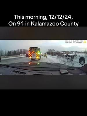 #kalamazoomichigan #i94 #icyroads #accident #winter2024  #puremichigan 