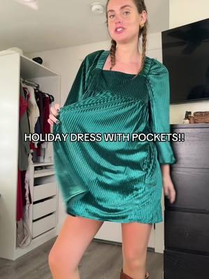 Pockets are a must #holidaydress #dresswithpockets #oversizeddress #comfydress #TikTokShopCreatorPicks #tiktokshopholidayhaul 