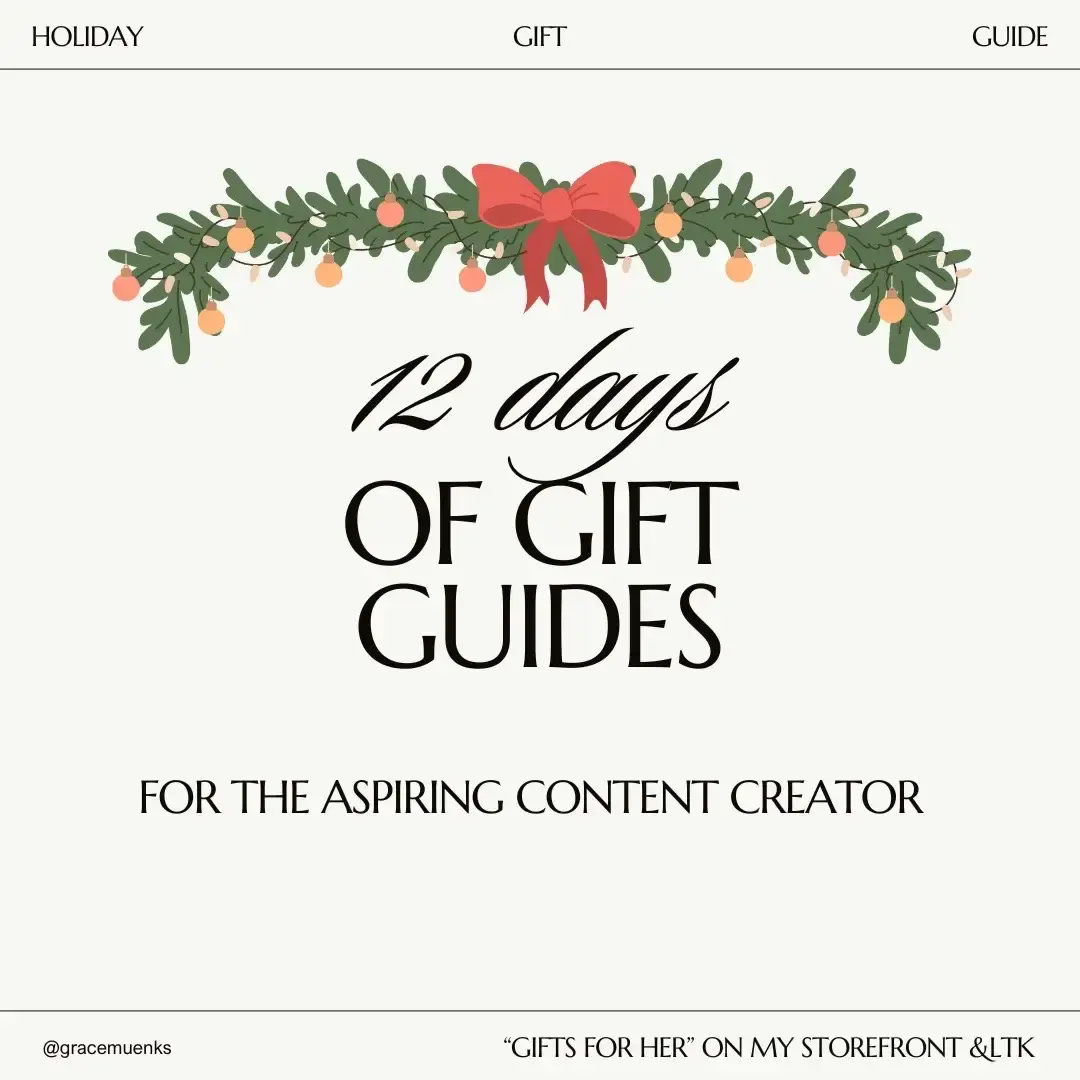 Great to get for someone or add to your list! #giftguide #aspiringcontentcreator #giftsforher 