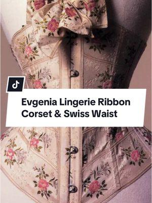 @Evgenia Lingerie makes charming ribbon corsets that have a very gentle silhouette and are great for novice corset wearers or those who just don’t want a lot of compression. They give the same wonderful support and are very flexible and comfortable. But if anyone wants to get me a christmas gift, I NEED that Swiss Waist!!! #corset #corsettok #ribboncorset #swisswaist #victorian #holidayshopping 