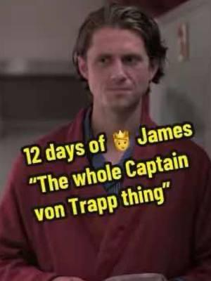 ❄️🎄12 days of Prince James: Day 2🎄❄️ Prince James & “the whole Captain Von Trapp thing” seemed most appropriate for today’s clip given the anniversary of the R&H concert special is today! Aaron Tveit once said that playing Captain von Trapp would be a dream R&H role for him! 🫡🫠 📹: Hallmark (edited by me) #aarontveit #lauraosnes #oneroyalholiday #hallmarkmovies #christmasmovie #tonyawardwinner #captainvontrapp #soundofmusic #fyp 