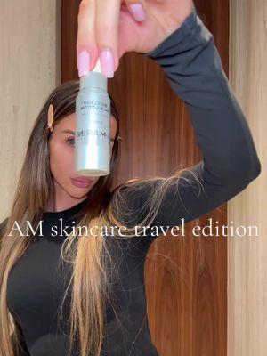 Surviving one hour of sleep  🎀 #skincare #janmarini #obagi #travel 