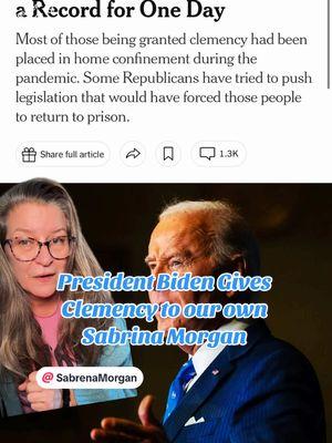 #holyshit #presidentbiden #gives #clemency #sabrinamorgan #federalprison #homeconfinement #commutation #merrychristmas #happynewyear #bye #anklemonitor 