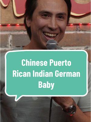 Chinese Puerto Rican Indian German kid #mixedrace #mixedracebaby #mixedracekid #chinese #puertorican #indian #white #jokes #standupcomedy #standup #comedy #comedian #funny #biracial #biracialbaby 