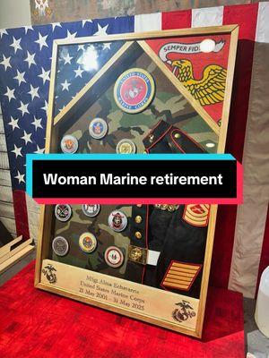 Semper Fi, Top! Hope retirement treats you well! #marines #femalemarines #usmc #miltok 