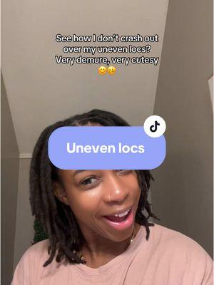 Laughing through the phases tbh 😅😭 #locgirl #locd #locs #lovemylocs #locsoftiktok #locjourney #starterlocs #womenwithlocs #loctok #locgrowth #trusttheprocess #BlackTikTok 