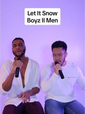 R&B and Christmas go together like milk and cookies 🥛🍪🎄 #LetitSnow #BoyzIIMen #BrianMcKnight #rnb #holiday #music #cover #harmony 