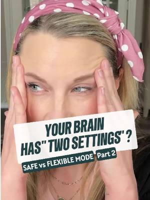 FLEXIBLE MODE VS. SAFE MODE 🧠 Ever feel like your brain has "two settings"? Mine does: flexible mode and safe mode. In flexible mode, I’m ready for surprises and interruptions, but I can’t dive deep into meaningful work. In safe mode, I’m protected to focus but feel more vulnerable. Balancing these is a journey—one that makes so much more sense now that I can articulate it! How do you manage your brain's modes? Let’s share strategies in the comments! Autism brings unique perspectives, and your insights could help others too. #momonthespectrum #latediagnosedautistic #adhd #autisticadults #aspergirl #autism_lovers #autismstrong #autismfamilies #autism #autismadvocate #autismacceptance #autismwarrior #aspergirl #mentalhealthadvocate #anxietyawareness #tips