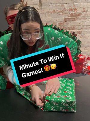 We get more and more competitive each year 😂🎅🎄🎁 #minutetowinit #christmas #holidayparty #holidaygames #vetmed #animalhospital #veterinarian #christmas2024 #christmastiktok #trending 