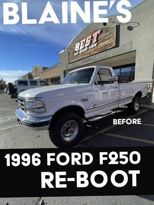 Blaine’s pristine 1996 Ford F-250 gets a Reboost with a @skyjacker 6” Lift kit wrapped up with @bfgoodrichtires KO2 tires and @methodracewheels machined clear coated wheels! 🙌🏻. , . . . . . #bestoffroad #bestoffroaddotcom #skyjackersuspension #methodwheels #bfgoodrich