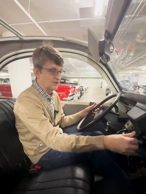 We're back with more Car Quirks, this time starring the Citroën 2CV! Notice at the distinctive gear shifter emerging from the firewall and dash. Jonee offers an insider's look at how to activate this unique gearshift. Let us know what funky car you'd like to hear about next!  #atthepetersen #petersenautomotivemuseum #citroen2cv #classiccar #frenchcar #vintagecars #automotivetechnology#cartiktok#tinycar #uniquecars #citroen