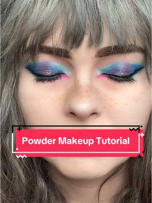 This sure is a “trust the process” makeup 😭😭 #jinxcosplay #powdercosplay #arcane #makeuptutorial 