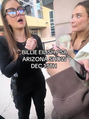 100s of people were denied this morning  it’s a 50/50 chance your ticket will work tomorrow at desert diamond arena #billieeilish #desertdiamondarena #hmhastour #hmhas #billie @BILLIE EILISH 