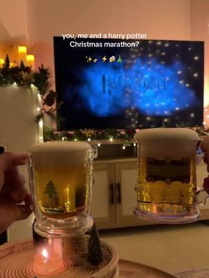 You, me and a harry potter christmas marathon? #harrypotter #hogwarts #butterbeer #thewizardingworldofharrypotter #harrypottermovies #christmastime 