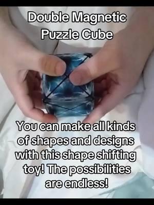 I have been wanting one of these for so long. I am so glad I got one! Great for kids AND adults!  #duomoto #shapeshiftingbox #geometric #shashibo #gift #giftideas #fidget #fidgettoys #fidgets #puzzlebox #magneticpuzzle 