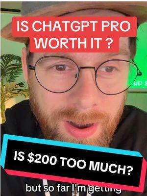 CHATGPT PRO is still cheaper than hiring anyone in the world to do these tasks for you.   #chatgpt #chatgptpro #openai 