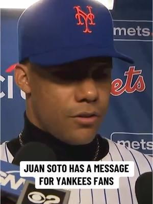 Juan Soto wants to thank the Yankees faithful for their support  #MLB #baseball #newyork #mets #yankees 