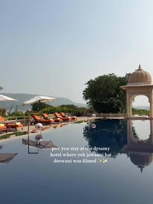 pls pls add this hotel in india to your list🥹🦢✨🇮🇳 its the oberoi udaivilas in udaipur #bollywood #bollywoodsongs #india #indianwedding #indianfood #yehjawanihaidiwani  