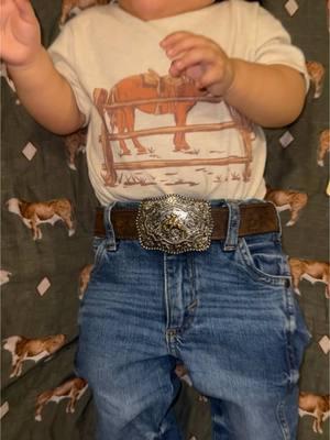 Obsessed! Check out @Punchy_Babes ❤️😍 #cowboy #rodeo #punchy #vaquero #western #paratii #fyp #westernfashion #westernwear #milestone #westernstyle #nfr #babyboy 