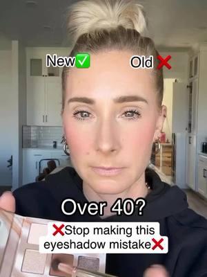 If you have hooded or mature eyes…keep reading👀🤓👇🏼👇🏼 ‼️Did you know one of  the most common eyeshadow mistakes is👇🏼👇🏼 👀-applying your eyeshadow in a rainbow motion and while applying it letting your hand naturally apply the color lower on the eye. This gives the appearance of a more droopy eye. 💡Don’t worry! Here’s my solution👇🏼👇🏼 💄Take a triangle puff, tweezers, credit card, tape etc and hold at an upward angle from the corner of your eye & angled toward your brow tail. Apply your eyeshadow like normal, sweeping the brush on top of the puff or tool. Hold the tool tight to the eye and when you pull it off-instant eye lift!!🙌🏻👏🏻 👀Who’s trying this?? Save it for later and double tap if you like these simple tips for maturing skin!! 🩷Follow me for easy makeup tips and tricks for aging backwards with maturing skin. I’m your makeup bestie! Comment MAKEUP for the products I used:) #instanteyelift #hoodedeyes #eyeshadowtips #easyeyeshadow #smalleyes #hoodedeyemakeup #makeupover40 #over50makeup #maturebeauty #matureskinmakeup #agingbackwards #agingskin #beautyover40 #40something #over40andfabulous #over40women #over50women #momsofteens #momsover40 #agingskin #thisisforty #womenover50 #womenover40