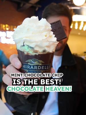 dark chocolate chip mint >> I'm at the new @Ghirardelli Chocolate Company Chocolate and Ice Cream Shop at the Empire State Building, chocolate heaven! #icecream #sundae #mintchocolatechip #desserts #ghirardellipartner