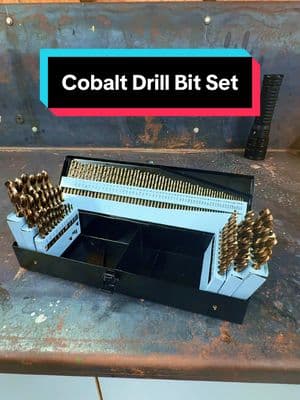 Cobalt Drill Bit Set High Speed #drillbits #DIY #TikTokShopHolidayHaul 