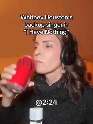 LOL at this take on being a background vocalist for Whitney 🤣 Repost 🎥 @mtagbeauty on Instagram #WhitneyHouston #vocals