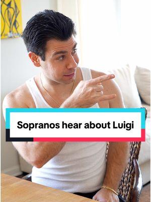 The Sopranos hear about Luigi Mangione #fyp #luigi #luigimangione #unitedhealthcare #uhc #sopranos #thesopranos #mafia #goodfellas #comedy #sketch #skit #funny #mario #tonysoprano #react 