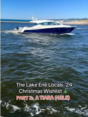 If you read or listened to our Power & Motoryacht interview, you’ll know the Tiara 43 (with the fishing package) is our #1 christmas wish this year 😂 any Tiara owners looking to sell?! @tiarayachtsusa  #lakeerie #lakeerielove #tiara #greatlakes #midwest #ohio #michigan #cleveland #vibes #coastal #nautical #boatlife 