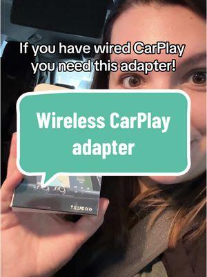 This wireless CarPlay adapter has been the best tiktok shop find yet! If you have wired carplay, grab this now!! #wirelesscarplay #carplayadapter #applecarplay #androidautowireless #applecarplaywireless 