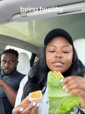 embarking on a new journey 🙌🏾 cant wait for my results 💃🏾 ##lettucewrap##healthy##healthhacks##reactions##couples IB: @jahnasamuel 🥰 