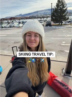 I’m on the move today and wanted to share this quick travel tip that all skiers should be aware of.  I always always always carry my ski boots on the plane! If my luggage were to get lost, I know I could always find a pair of skis to use, but finding good boots that really fit my feet would be a nightmare. This is especially true if you’ve had any kind of boot work done.  I stick them together using the booster strap and hang them over my backpack and then I just tuck them under the seat in front of me. They usually count as a personal item. Be careful not to smack anyone while you’re walking down the aisle!  Is this something you already do or will you try it in the future?  #skiing #ski #skitips #traveltips #travelwithskis 