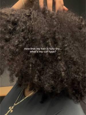 Replying to @ashley . my hair is dry now guys, whats my curl type?? #viralvideo #naturalhair #fyp #curlyhairroutine #curlyhairtutorial #curltype #type3hair #type4hair #curlyhair #naturalhairtexture 