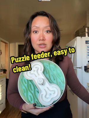 Replying to @neozz5 this slow feeder bowl is not hard to clean! You can stick it in the dishwasher or take it apart and clean it yourself. I promise you it’s not gonna cause you any problems! #tiktokshopholidayhaul #slowfeeder #pettoys #puzzlefeeder #enrichmentfordogs 