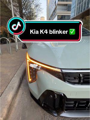 Blinker check on the 2025 @Kia America K4. #cardujour #cartok #fyp #wwcoty #nactoy #kia #kiak4 #k4 