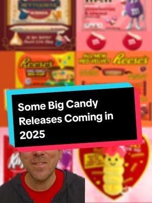 Always love new candy releases and we've got some good ones here! I cannot wait to try the new Harry Potter Butterbeer Hershey's Kisses in the Spring! Valentine's Day is going to bring some really good candy including the new Red Velvet Reese's, Strawberry & Creme M&M's, KitKat Bears, and the new Frankford Candy Ore-Ida gummy french fries with plushie. Then for Easter we'll get the new Spring Sprinkles Reese's as well. Which of these are you looking forward to trying? . . . . #candy #reeses #reesespeanutbuttercups #mms #mandms #kitkat #hersheykisses #candybar #candytok #ValentinesDay 