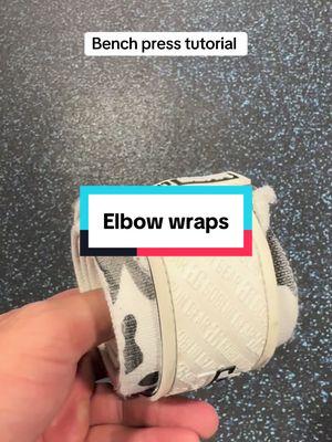 Elbow wraps for bench #holidayhaul #bench #benchpress #405bench #weightlifting 