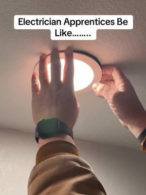 Its A Hard Life For Them     Apprentices 😂 #fyp #electriciansoftiktok #electrician #canlight #ouch #whoops #electrician #electricianapprentice #residentialelectrician #foryoupage #foryoupageofficiall #viral #trending 