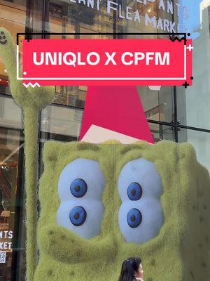 Going to @UNIQLO USA for the new @Cactus Plant Flea Market ® collab! #uniqlo #cactusplantfleamarket #cpfm #uniqlousa #nyc #spongebob #spongebobsquarepants #paulsoles 