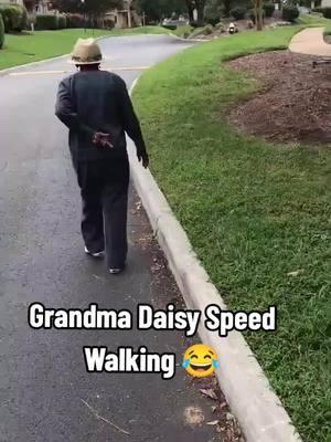 Grandma Daisy Speed Walking 😂#grandma #Love #family #grandmother #grandparents  #familytime #granny #memories #grandchildren #grandkids  #blessed #grandmalove 