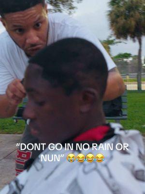 DONT GO IN NO RAIN OR NUNNNN 😭😭😭😭😭😭😭😭😭😭😭😭 #bendadonnn #fy #live #comedy #haircut #barbershop #youtuber 